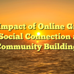 The Impact of Online Games on Social Connection and Community Building